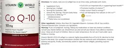 Label for Co Q-10 50 mg