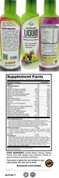 Label for Supreme Liquid Multivitamin Tropical Fruit Flavor