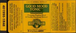 Label for Good Mood Tonic Compound