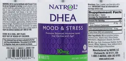 Label for DHEA 10 mg