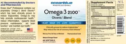 Label for Omega-3 2100 Natural Orange Flavor