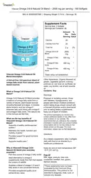 Label for Omega 3-6-9 Natural Oil Blend 2,000 mg