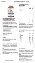 Label for Multivitamin Gummies