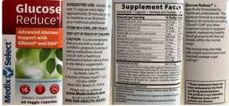 Label for Glucose Reduce