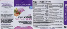 Label for 40+ Every Women's One Daily Multi