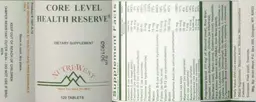 Label for Core Level Health Reserve