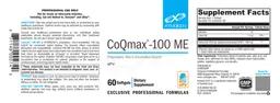 Label for CoQmax-100 ME