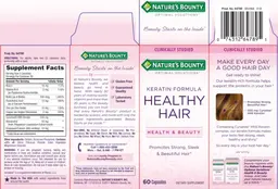 Label for Healthy Hair