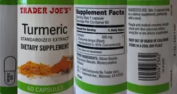 Label for Turmeric