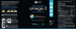 Label for Triple Strength Omega-3