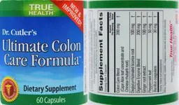 Label for Dr. Cutler's Ultimate Colon Care Formula