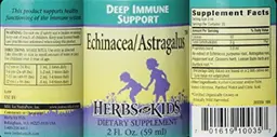 Label for Echinacea/Astragalus