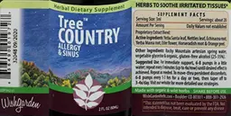 Label for Tree Country Allergy & Sinus