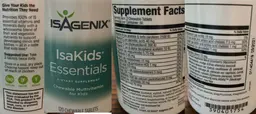 Label for IsaKids Essentials