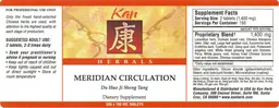 Label for Meridian Circulation
