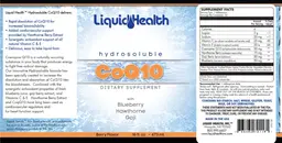 Label for Hydrosoluble CoQ10 Berry Flavor