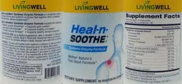 Label for Heal-n-Soothe Systemic Enzyme Formula
