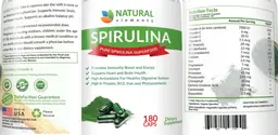 Label for Spirulina