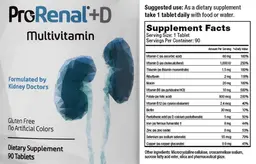 Label for ProRenal+D