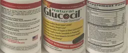 Label for Natural Glucocil