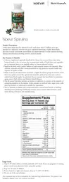 Label for Spirulina