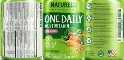 Label for One Daily Multivitamin for Women