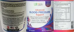 Label for Advanced Blood Pressure Support