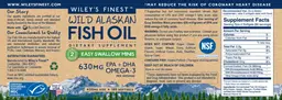 Label for Wild Alaskan Fish Oil Easy Swallow Minis 450 mg