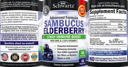 Label for Sambucus Elderberry
