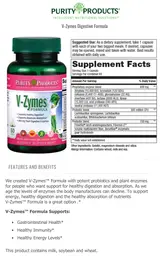 Label for V-Zymes Formula