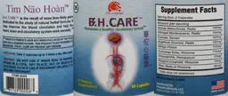 Label for B.H. Care