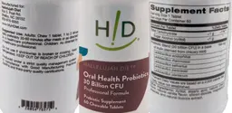Label for Oral Health Probiotics 30 Billion CFU