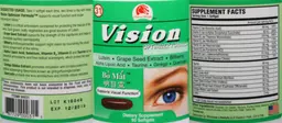 Label for Vision Optimizer Formula