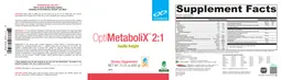 Label for OptiMetaboliX 2:1 Vanilla Delight