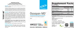 Label for Ossopan MD