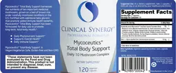 Label for Mycoceutics Total Body Support