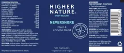 Label for Neversnore
