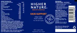 Label for Skin Support