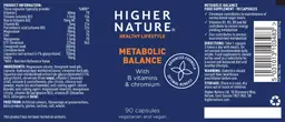 Label for Metabolic Balance