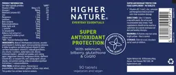 Label for Super Antioxidant Protection