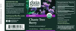 Label for Chaste Tree Berry