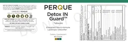Label for Detox IN Guard Tabsules