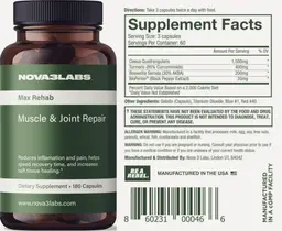Label for Max Rehab