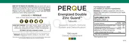 Label for Energized Double Zinc Guard Tabsules