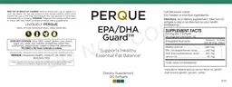 Label for EPA/DHA Guard