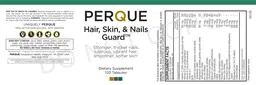 Label for Hair, Skin, & Nails Guard