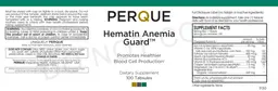 Label for Hematin Anemia Guard
