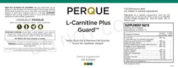 Label for L-Carnitine Plus Guard