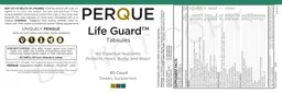 Label for Life Guard Tabsules