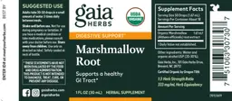 Label for Marshmallow Root